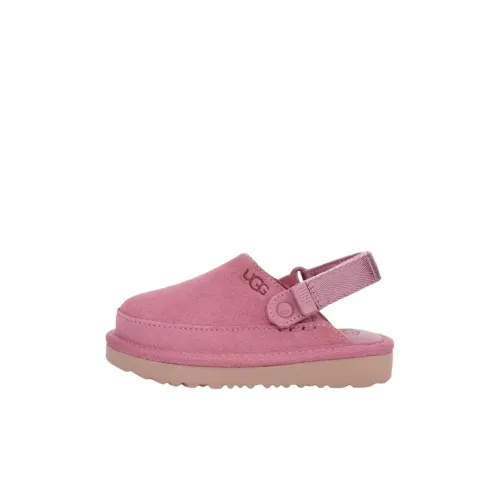 UGG Goldenstar Clog Slip-resistant Abrasion-resistant Low Top Kids Lifestyle Shoes Pink Children Aged 3-7 Years