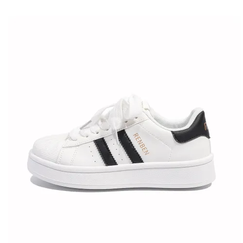 RENBEN Slip-resistant Abrasion-resistant Lightweight Low-Top Skateboarding Shoes Women's RENBEN Противоскользящие Износостойкие Легкие Низкие Кроссовки для Скейтбординга Женские