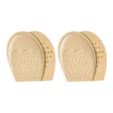 Бежевый, круглый, носок, 2 штуки