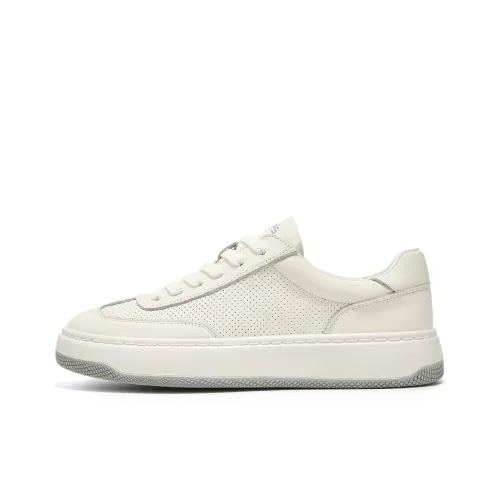 MILLIE'S Устойчивые к истиранию Дышащие Низкие Кроссовки для скейтбординга Мужские Белые