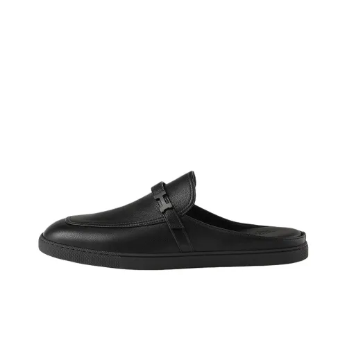 HERMES Домашние тапочки Женские Черные