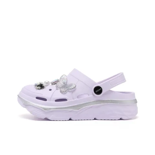 JOSINY Сабо Фиолетовый Высота каблука 3,9 см Женские