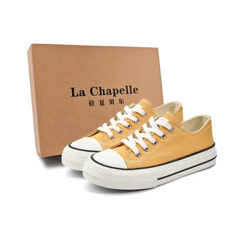 La Chapelle Low-Top Canvas Shoes Yellow Women's