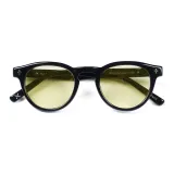 Черная резинка с светло-желтыми линзами