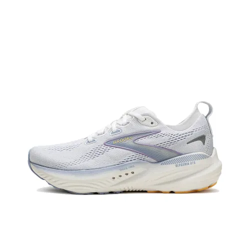 Brooks Glycerin 22 Slip Устойчивый к истиранию Низкий Топ Беговые кроссовки Женские Фиолетовый Белый