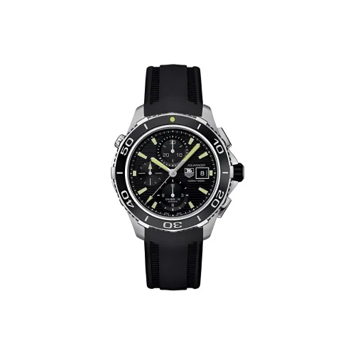 TAG HEUER Автоматический Механический Механизм Мужские Часы 43 мм Черный