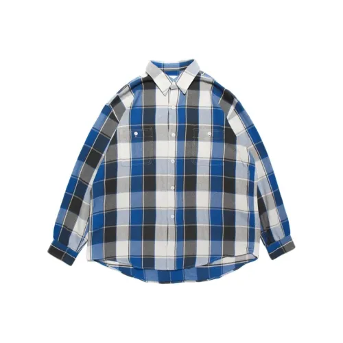 Bowwow SS25 Keiji Kaneko × Арочный Wow Фланель Рубашка Унисекс