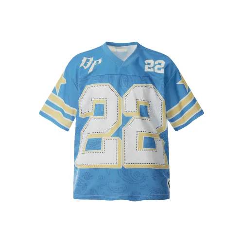 51XXHA Синяя Унисекс Футболка