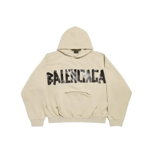 Balenciaga FW25 Толстовка Регулярный крой Унисекс Бежевый