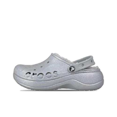 Crocs Baya Сабо Женские Серебряные