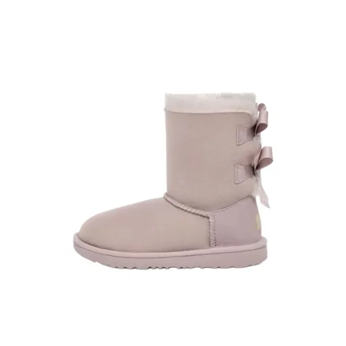UGG Slip-resistant Abrasion-resistant Детские ботинки Детский Светло-фиолетовый