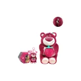 Один слепой коробка + 35 см держащий клубничный клубничный медвежонок