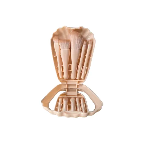 MAQINA Раковино-бежевый Маленький Футляр для Очков Кисть для Макияжа Набор Дружественный к Коже Мягкий