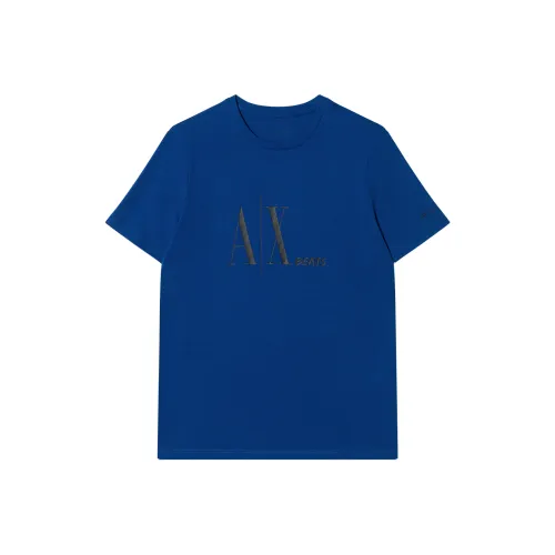 ARMANI EXCHANGEAE SS22 T Рубашка Мужская Ультрамарин Синий Цвет