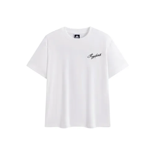 KAPPA 1916 Series T-Shirt Унисекс Корейский Белый