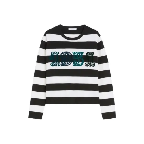 MaxMara FW25 Свитер Женский Черный Белый