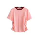 Розовый и бургундский ожерелье-чокер