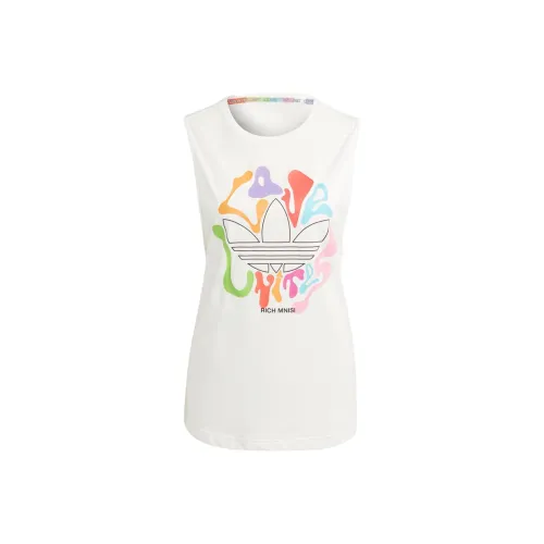 adidas originals Adidas Originals X Rich Mnisi Нефритовый белый Женские спортивные майки без рукавов