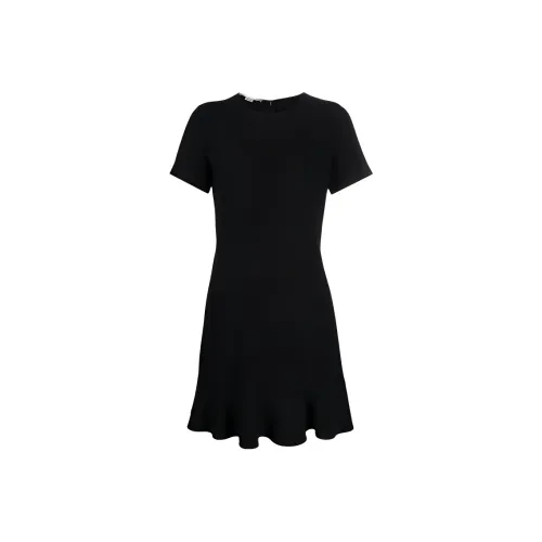 STELLA MCCARTNEY Black Женские Короткие Платья с Рукавами
