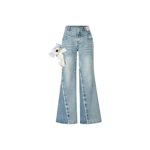 13 DEMARZO x BUERJIA LIANMINGXILIE Джинсы Женские