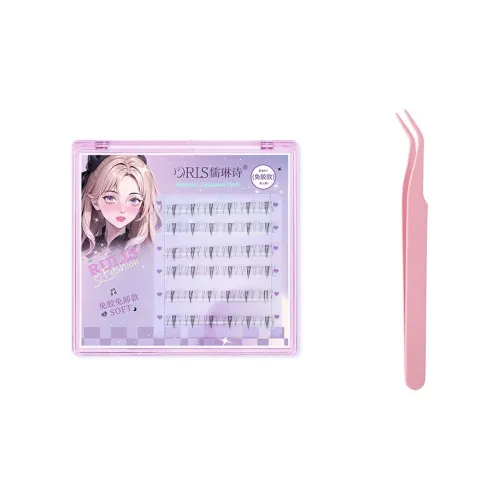 RULINSHI No Glue Required Кластер для ресниц False Eyelashes Естественный удлиняющий стиль с заостренным концом