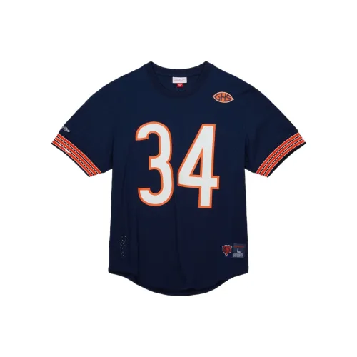 MITCHELL NESS Регби Джерси Мужской Морской Синий