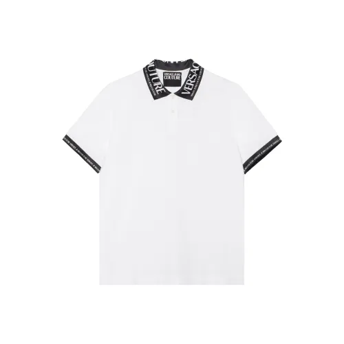 VERSACE JEANS COUTURE Белая Мужская Рубашка Поло