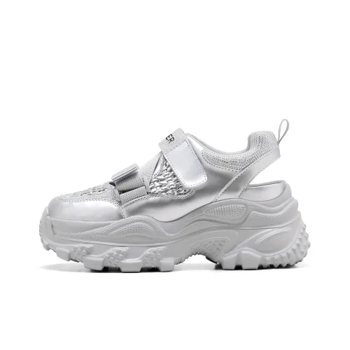 C°BANNER Дышащий и Износостойкий Низкий Топ Толстая Подошва Кроссовки Женские