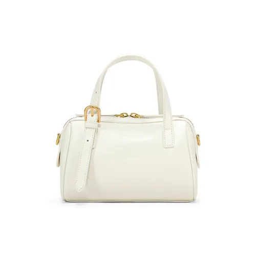 Simedin Коровья кожа Сумка через плечо Маленькая Женская Глубокий черный Жемчужный белый Вишневый цветок Розовый