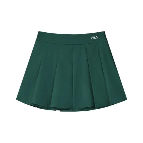 FILA Теннис Кошачий глаз Зеленый TQ Женские Повседневные короткие юбки