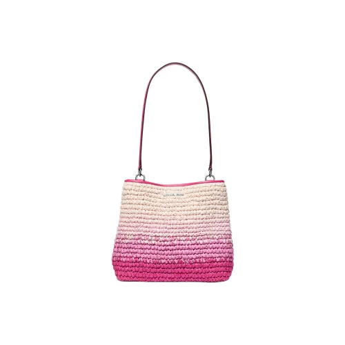 MICHAEL KORS Pratt Солома Сумка на плечо Средний Женские Питайя