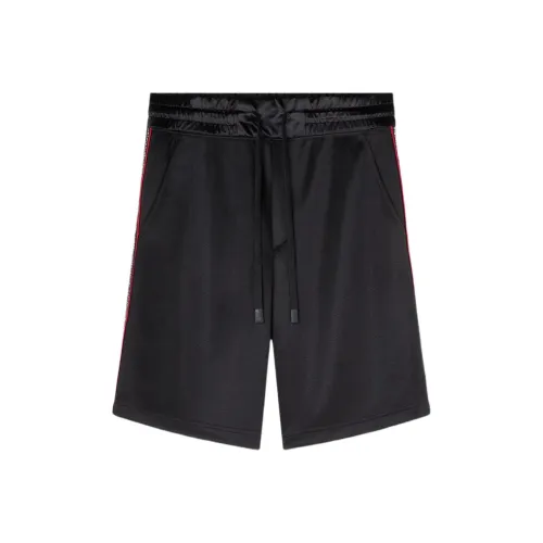 VERSACE JEANS COUTURE Черные Мужские Повседневные Шорты