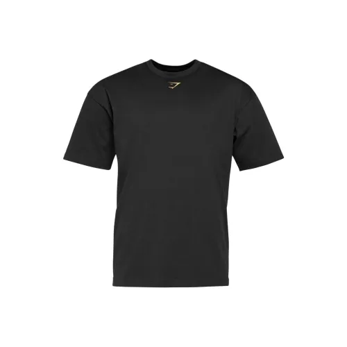 GYMSHARK Черные Мужские T-рубашки