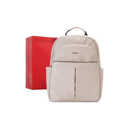 Dubaolu Ткань Рюкзак Большой Хаки Черный