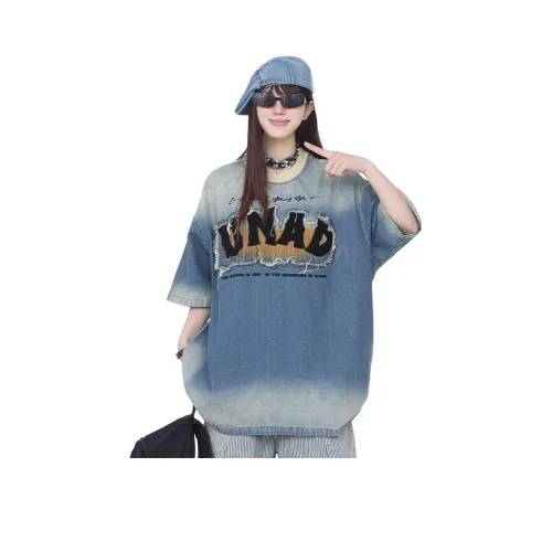 PWUE Синий ★★★★★ Унисекс Футболка