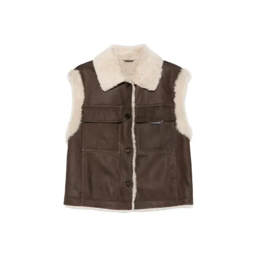 Brunello Cucinelli Коричневые Женские Жилеты