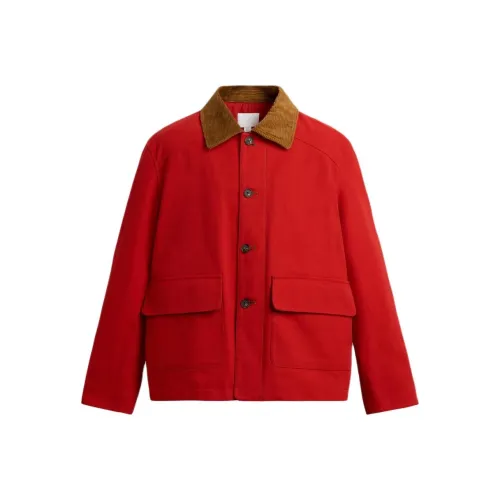 ZARA Red Men's Jackets ZARA Красные Мужские Куртки
