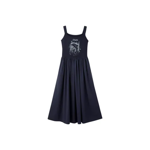 PEACEBIRD Синие Женские Слиплатья