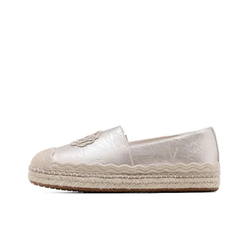 C°BANNER Эспадрильи Женские Серебряные