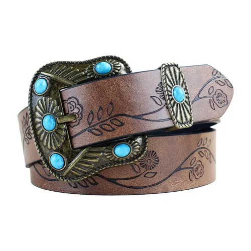 JEANSWEST ПУ (полиуретан) Искусственная кожа Ремни Женские 3,8 см