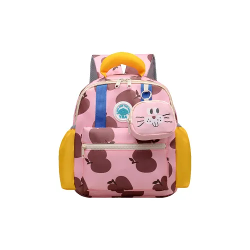 Juju Jimmy Нейлон Рюкзак Стандартный Женский Бежевый Розовый Зеленый Розовый