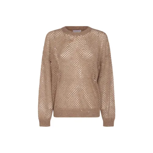 BRUNELLO CUCINELLI Трикотаж Женский Хаки