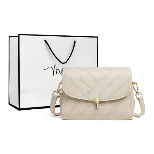 MILLIE'S Сумка через плечо из коровьей кожи стандартная женская цвет экрю