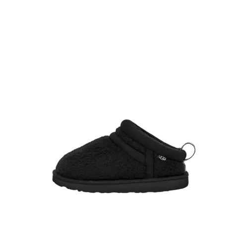 UGG Slip-resistant Abrasion-resistant Low Top Kids Lifestyle Shoes Black Kids UGG Противоскользящие Аbrasion-resistant Низкие Кеды для Детей Lifestyle Черные Детские