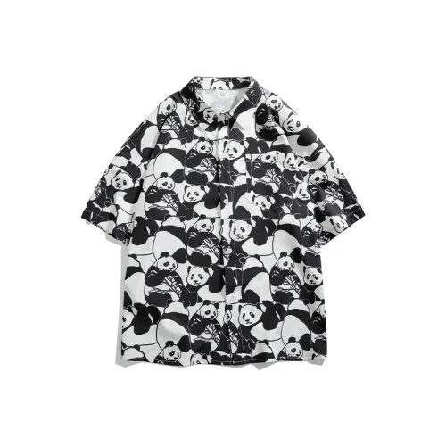 YOUSEKOO Черная унисекс рубашка