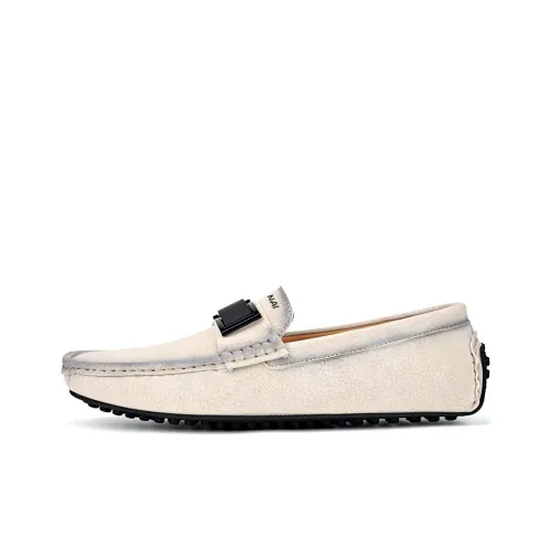 Wen Nai Лоферы с резиновым подошвой Мужской Бежевый