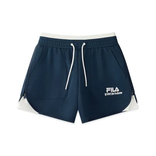 FILA FUSION X MR.DOODLE Повседневные шорты Женские WeiYuan Синий DB