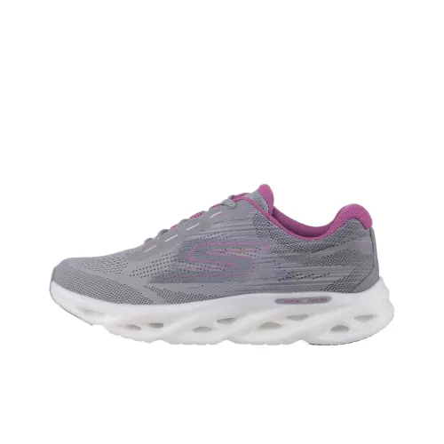 Skechers GO RUN Swirl Tech Speed Low Топ Беговые кроссовки Женские Серый