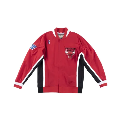 MITCHELL NESS Куртка Мужская Красная