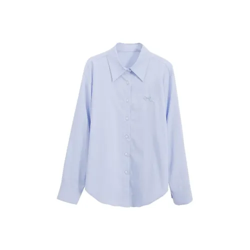 Dajia Poetry Рубашка Женская Синяя